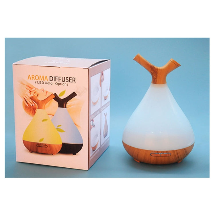 YCTA-008 Household Mute Small Wood Grain Colorful Light Aroma Diffuser Night Tree Air Humidifier, Product specifications: AU Plug(Light Wood Grain) - Home & Garden by buy2fix | Online Shopping UK | buy2fix