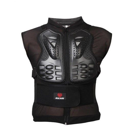 SULAITE GT-032 Motorcycle Racing Sleeveless Riding Protective Clothing, Specification: XL(Black) - Protective Gear by SULAITE | Online Shopping UK | buy2fix