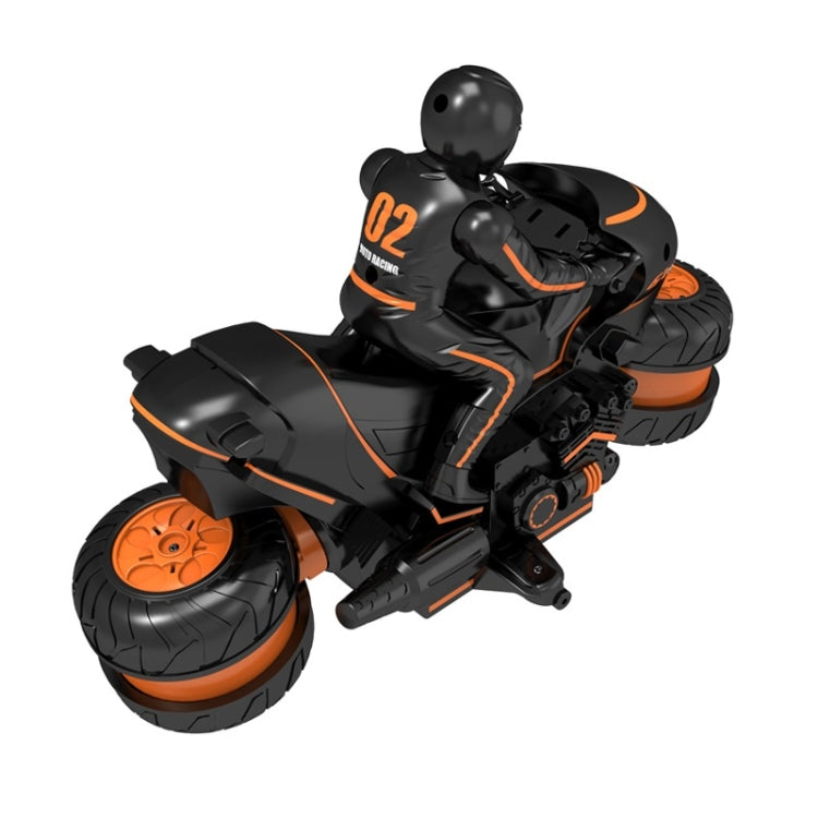 2.4G Remote Control Motorcycle Drifting Rotating High-Speed Side-Tracking Off-Road Motorcycle(Black Orange) - RC Cars by buy2fix | Online Shopping UK | buy2fix
