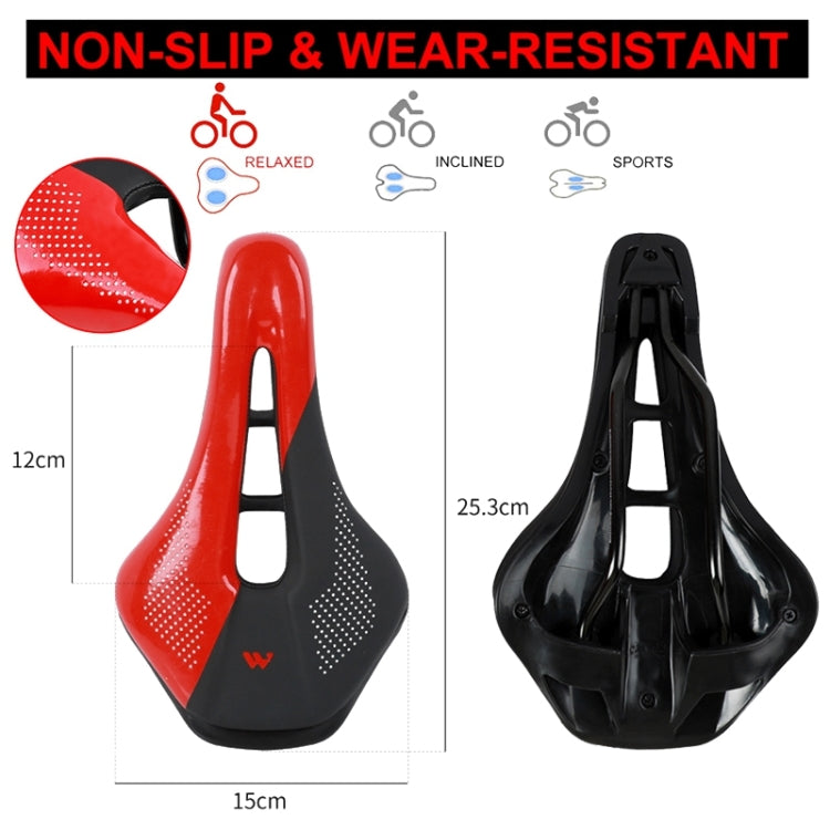 WEST BIKING Cycling Seat Hollow Breathable Comfortable Saddle Riding Equipment(Black) - Outdoor & Sports by WEST BIKING | Online Shopping UK | buy2fix