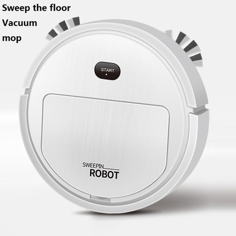 Household Automatic Smart Charging Sweeping Robot, Specification: 3 in 1（White） - Robot Vacuum Cleaner by buy2fix | Online Shopping UK | buy2fix