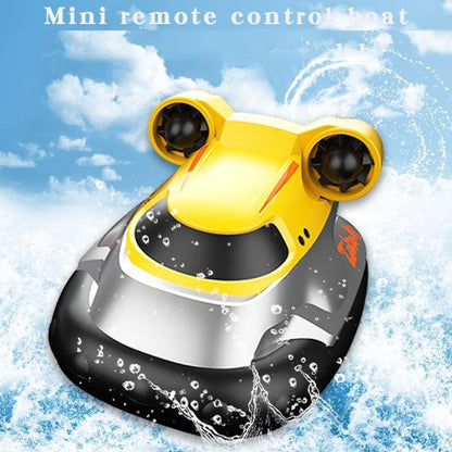Children 2.4G Wireless Mini Remote Control Boat Toy Electric Hovercraft Water Model(Blue) - RC Boats by buy2fix | Online Shopping UK | buy2fix