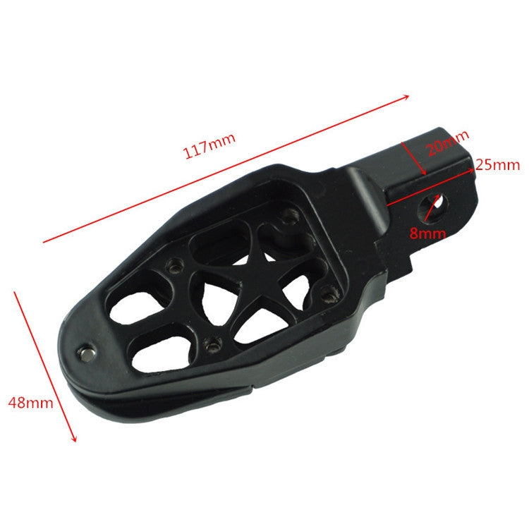 Motorcycle Modified Aluminum Alloy Foot Pedal Accessories(Red) - Others by buy2fix | Online Shopping UK | buy2fix