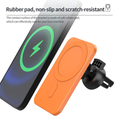 N16 10W Car Air Outlet + Suction Cup Magsafe Magnetic Wireless Charger Mobile Phone Holder For IPhone 12 Series(Black) - In Car by buy2fix | Online Shopping UK | buy2fix