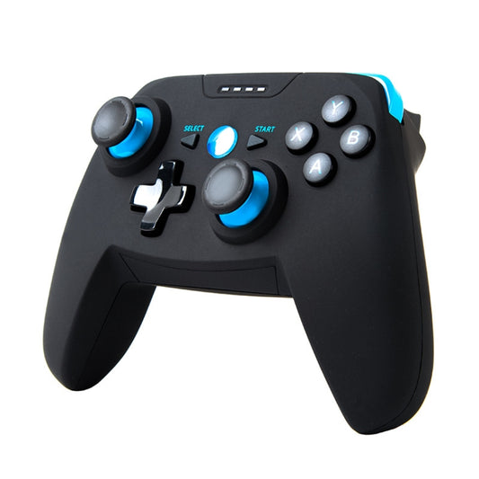 CX-X1  2.4GHz + Bluetooth 4.0 Wireless Game Controller Handle For Android / iOS / PC / PS3 Single Handle (Blue) - Gamepads by buy2fix | Online Shopping UK | buy2fix