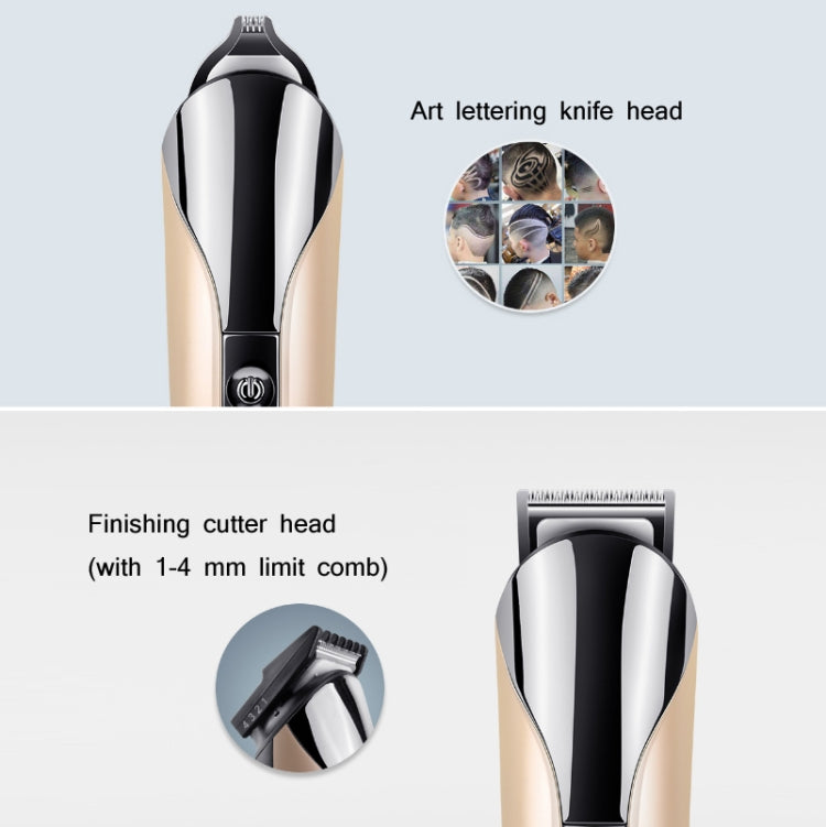 SHINON 6 In 1 Multifunctional Electric Hair Clipper Set(USB (Black)) - Hair Trimmer by buy2fix | Online Shopping UK | buy2fix