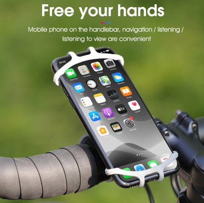 2 PCS Multifunctional Silicone Bicycle Mobile Phone Holder Motorcycle Riding Navigation Fixed Bracket(Green) - Holders by buy2fix | Online Shopping UK | buy2fix