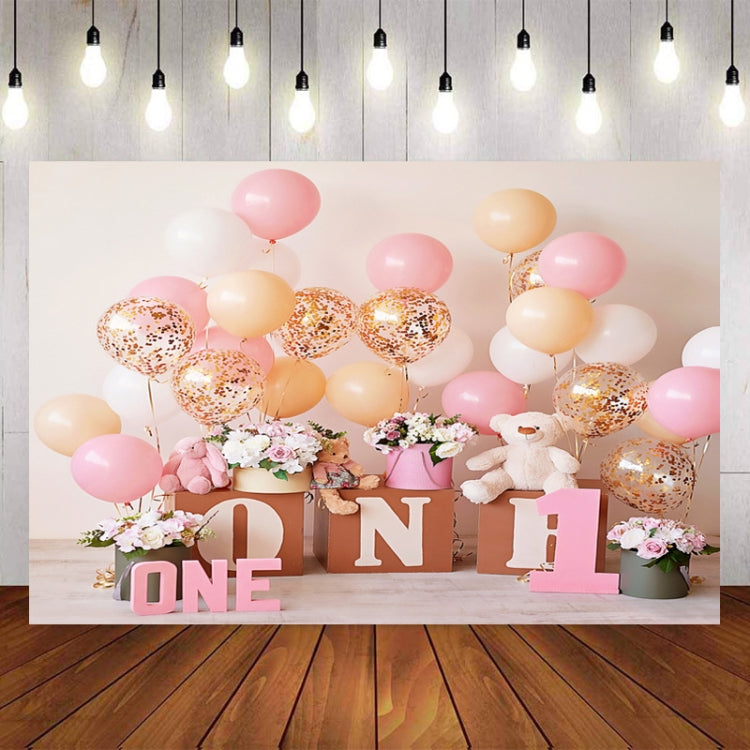 2.1m x 1.5m One Year Old Birthday Photography Background Cloth Birthday Party Decoration Photo Background(578) - Camera Accessories by buy2fix | Online Shopping UK | buy2fix