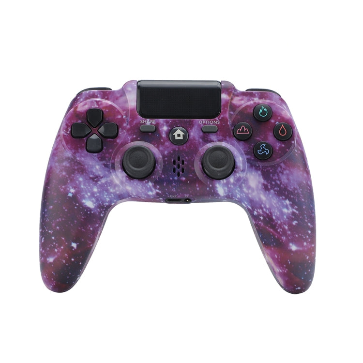 ZR486 Wireless Game Controller For PS4, Product color: Purple Starry Sky - Gamepads by buy2fix | Online Shopping UK | buy2fix