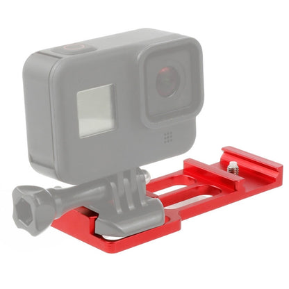 20mm Rail Side Mount for GoPro Hero11 Black / HERO10 Black /9 Black /8 Black /7 /6 /5 /5 Session /4 Session /4 /3+ /3 /2 /1, DJI Osmo Action and Other Action Cameras, Hunting Shot(Red) - DJI & GoPro Accessories by buy2fix | Online Shopping UK | buy2fix