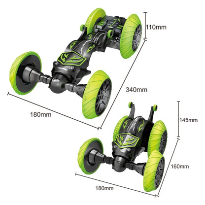 SY008 Wireless Remote Control Car 360-Degree Rotating Telescopic Tipping Bucket Fancy Drifting Deformation Climbing Car(Black Green) - RC Cars by buy2fix | Online Shopping UK | buy2fix