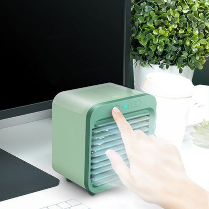 Desktop Humidification Spray USB Water-cooled Fan(Green) - Consumer Electronics by buy2fix | Online Shopping UK | buy2fix