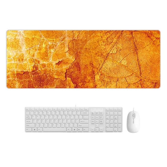 300x700x4mm Marbling Wear-Resistant Rubber Mouse Pad(Yellow Marble) - Mouse Pads by buy2fix | Online Shopping UK | buy2fix