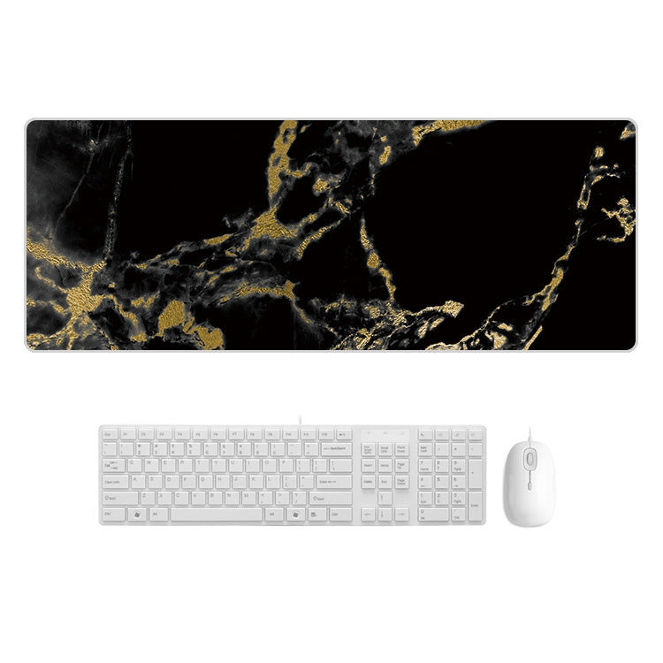 400x900x2mm Marbling Wear-Resistant Rubber Mouse Pad(Black Gold Marble) - Mouse Pads by buy2fix | Online Shopping UK | buy2fix