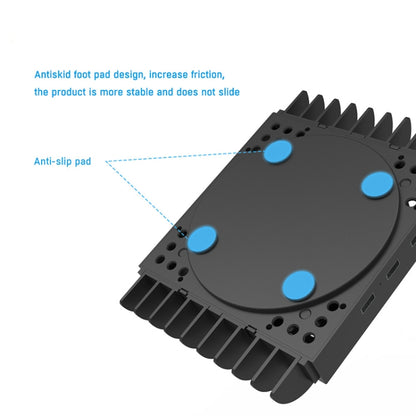 JYS X133 Multi-Function Cooling Base + Game Disc Storage For XBOXSeries X Host(Black) - Holder by JYS | Online Shopping UK | buy2fix