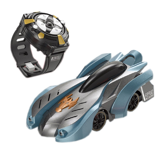Remote Control Wall Climbing Car Mini Electric Remote Control Car Children Toy(Blue Break Watch RC Edition) - RC Cars by buy2fix | Online Shopping UK | buy2fix