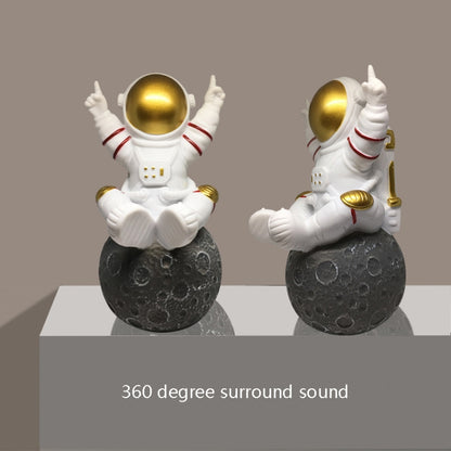 Wireless Bluetooth Small Speaker TWS Mini Portable Astronaut Audio(Gold) - Mini Speaker by buy2fix | Online Shopping UK | buy2fix