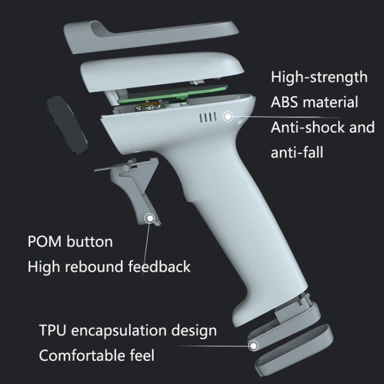 Deli 14881S Handheld Scanner Supermarket Express Single Wireless Scanner(Black) - Portable Scanner by Deli | Online Shopping UK | buy2fix