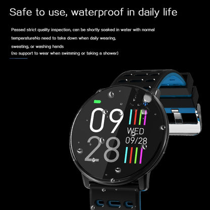 Q88 Smart Watch IP68 Waterproof Men Sports Smartwatch Android Bluetooth Watch Support Heart Rate / Call Reminder / Pedometer / Sleep Monitoring / Tracker(Black Grey) - Smart Wear by buy2fix | Online Shopping UK | buy2fix