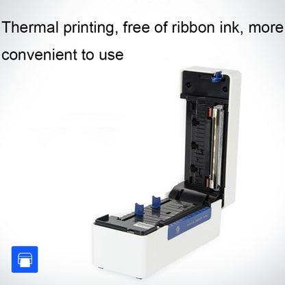 QIRUI 104mm Express Order Printer Thermal Self-adhesive Label Printer, Style:QR-488(EU Plug) - Consumer Electronics by buy2fix | Online Shopping UK | buy2fix
