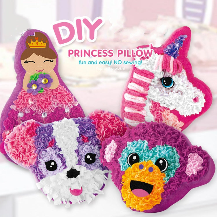 DIY Plush Pillow Toy Three-Dimensional Handmade Doll Material Package( Schnauzer Dog) - Early Education Toys by buy2fix | Online Shopping UK | buy2fix