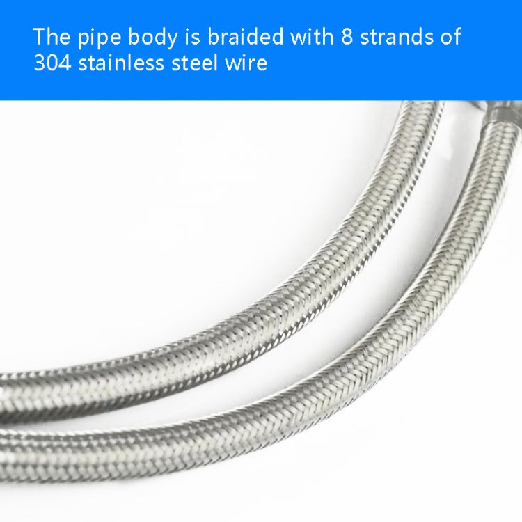4 PCS Weave Stainless Steel Flexible Plumbing Pipes Cold Hot Mixer Faucet Water Pipe Hoses High Pressure Inlet Pipe, Specification: 40cm 1.8cm Copper Rod - Home & Garden by buy2fix | Online Shopping UK | buy2fix