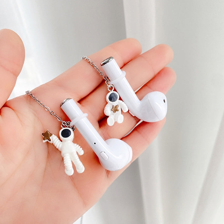 2 Pairs Wireless Bluetooth Headset Anti-Lost Astronaut Anti-Lost Chain For AirPods(Plastic) - Apple Accessories by buy2fix | Online Shopping UK | buy2fix
