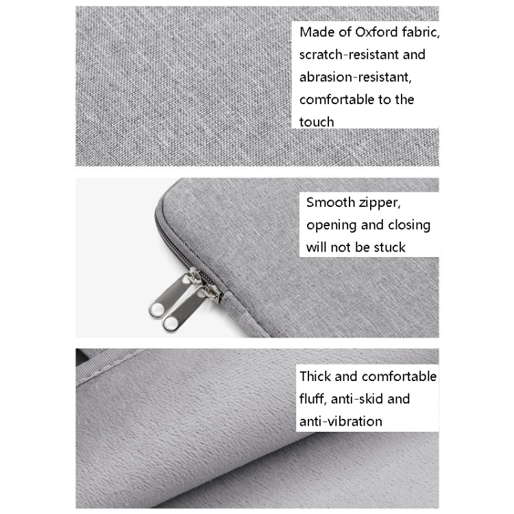 Baona Laptop Liner Bag Protective Cover, Size: 12 inch(Gray) - 12.1 inch by Baona | Online Shopping UK | buy2fix