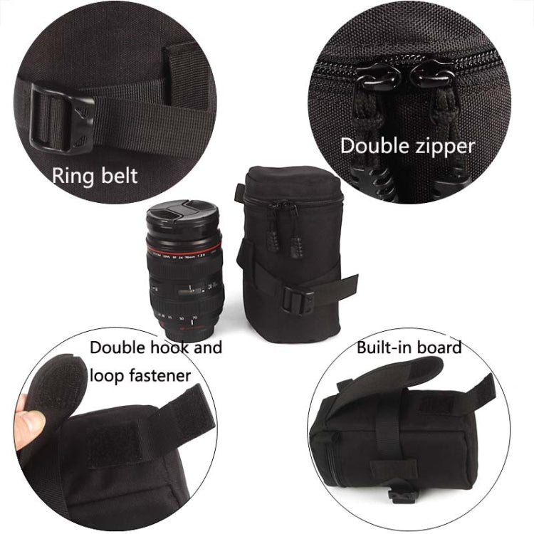 5603 Wear-Resistant Waterproof And Shockproof SLR Camera Lens Bag, Size: M(Black) - Camera Accessories by buy2fix | Online Shopping UK | buy2fix