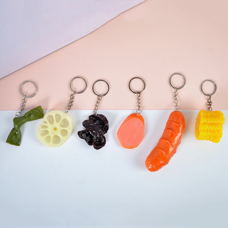 3 PCS Keychain Broccoli PVC Simulation Vegetable Model Pendant Creative Play House Small Toys - Model Toys by buy2fix | Online Shopping UK | buy2fix