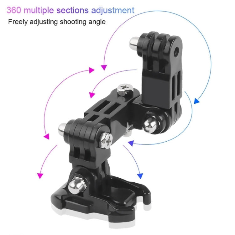 2 Set Cycling Helmet Adhesive Multi-Joint Arm Fixed Mount Set for GoPro Hero11 Black / HERO10 Black / GoPro HERO9 Black / HERO8 Black / HERO7 /6 /5 /5 Session /4 Session /4 /3+ /3 /2 /1, DJI Osmo Action and Other Action Cameras Top Combo Kit - DJI & GoPro Accessories by buy2fix | Online Shopping UK | buy2fix