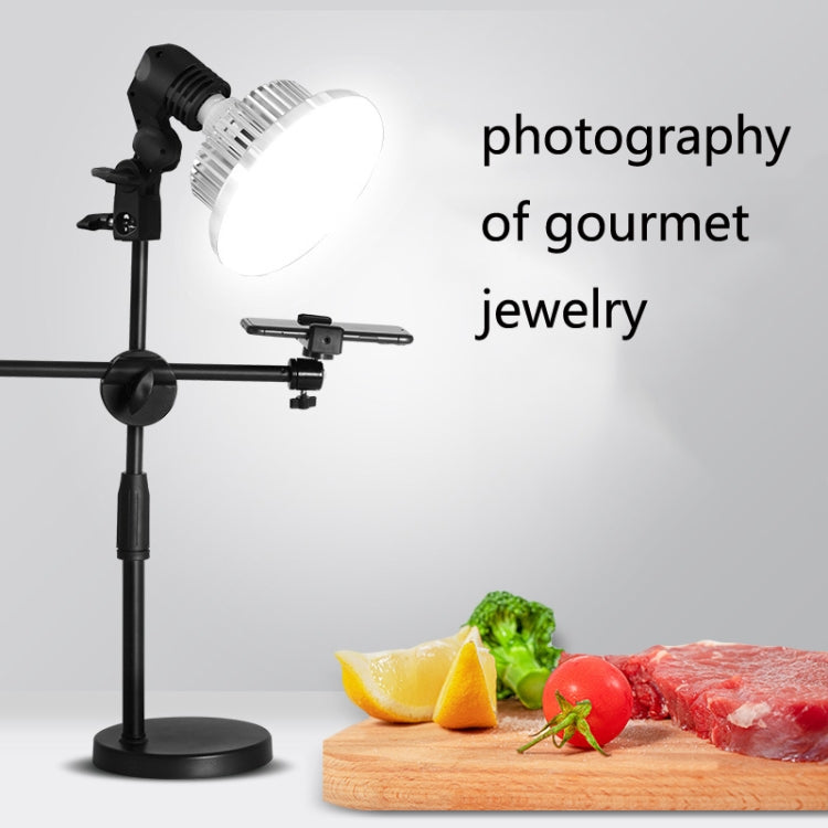 Mobile Phone Live Support Shooting Gourmet Beautification Fill Light Indoor Jewelry Photography Light, Style: 285W Mushroom Lamp + Tripod - Consumer Electronics by buy2fix | Online Shopping UK | buy2fix
