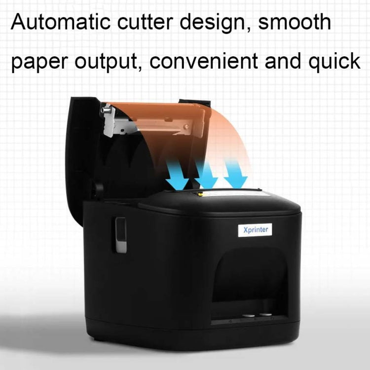 Xprinter XP-T80 72mm Portable Express List Thermal Receipt Printer, Style:USB Port(EU Plug) - Printer by Xprinter | Online Shopping UK | buy2fix