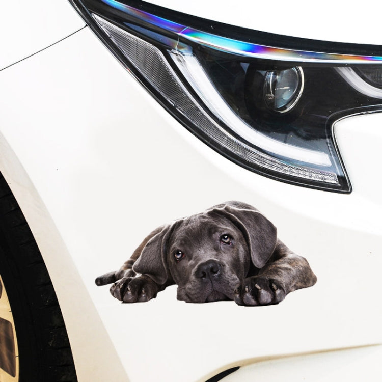 4 PCS Style 3 Small 3D Simulation Dog Car Stickers Rain-Proof Sunscreen Car Sticker Scratch Shaving Decoration Stickers - In Car by buy2fix | Online Shopping UK | buy2fix