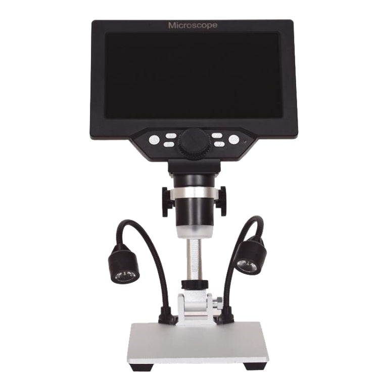 G1200D 7 Inch LCD Screen 1200X Portable Electronic Digital Desktop Stand Microscope(EU Plug With Battery) - Digital Microscope by buy2fix | Online Shopping UK | buy2fix