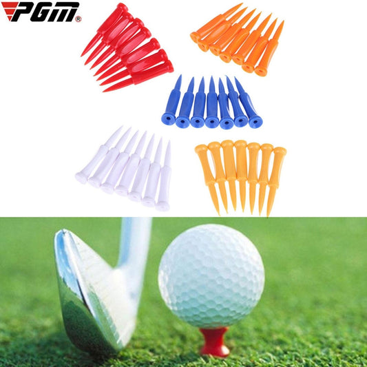 60 PCS PGM QT012 Golf Ribbon Needle Golf Plastic Ball TEE, Random Color Delivery, Specification: 37mm - Golf Accessories by PGM | Online Shopping UK | buy2fix