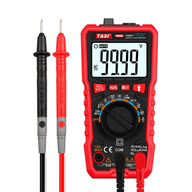 TASI Automatic Digital Multimeter(TA801C) - Digital Multimeter by TASI | Online Shopping UK | buy2fix