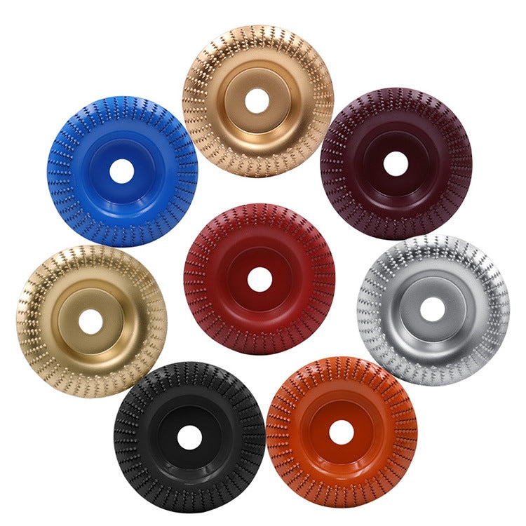 Woodworking Sanding Plastic Stab Discs Hard Round Grinding Wheels For Angle Grinders, Specification: 100mm Wine Red Curved - Abrasive Tools & Accessories by buy2fix | Online Shopping UK | buy2fix