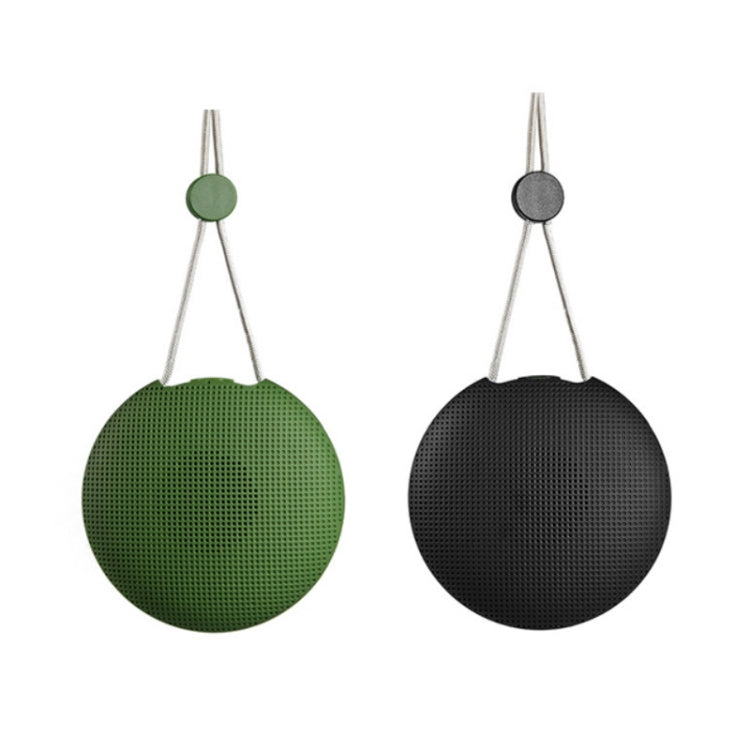 F5 TWS Outdoor Waterproof Mini Bluetooth Speaker with Lanyard Support Hands-free(Green) - Mini Speaker by buy2fix | Online Shopping UK | buy2fix