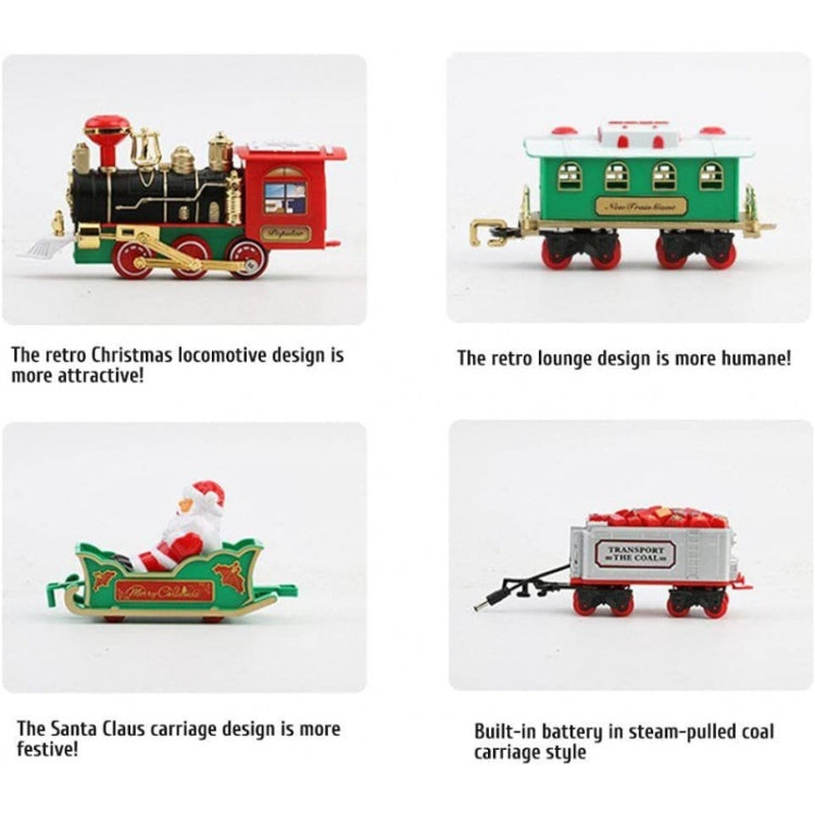 Electric Christmas Train Tree Decoration Rail Car Model(238-9) - Model Toys by buy2fix | Online Shopping UK | buy2fix