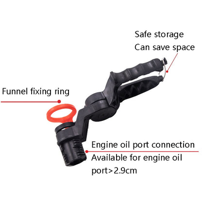 Car Plus Oil Funnel Tool Oil Filling Machine, Specification: B Version - Engine Repair Tools by buy2fix | Online Shopping UK | buy2fix