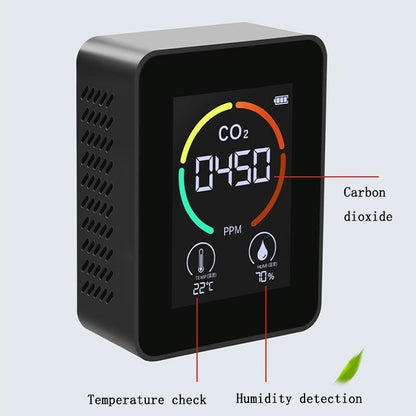 XY-T01 Temperature Humidity Display CO2 Meter Carbon Dioxide Air Quality Detector(Semiconductor Black) - Consumer Electronics by buy2fix | Online Shopping UK | buy2fix