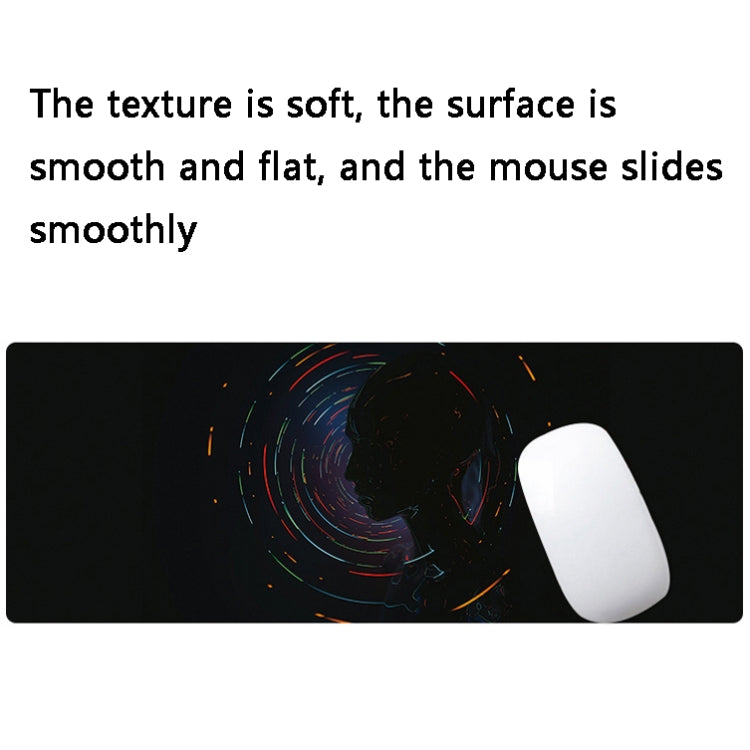 Hand-Painted Fantasy Pattern Mouse Pad, Size: 300 x 800 x 5mm Seaming(6 Stars and You) - Mouse Pads by buy2fix | Online Shopping UK | buy2fix