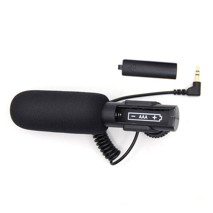 MAMEN MIC-05 Micro SLR Camera Microphone(Black) - Consumer Electronics by MAMEN | Online Shopping UK | buy2fix
