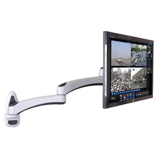 Gibbon Mounts FE112W Wall-Mounted Dual-Section Telescopic Monitor Stand(White) - Laptop Stand by Gibbon Mounts | Online Shopping UK | buy2fix