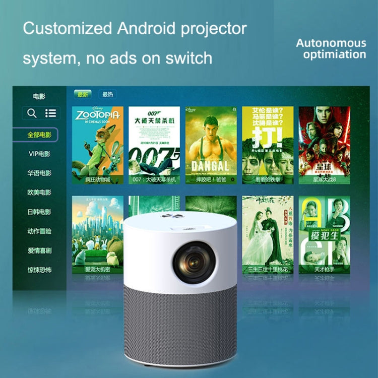 M1 Home Commercial LED Smart HD Projector, Specification: AU Plug(Intelligent WIFI Android Version) - Consumer Electronics by buy2fix | Online Shopping UK | buy2fix