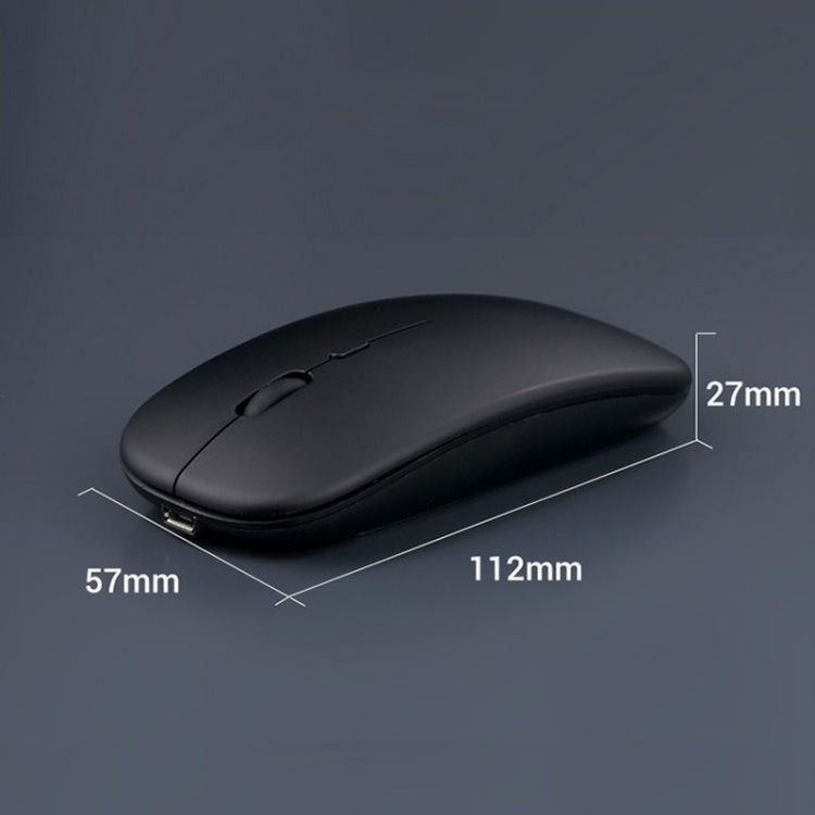 C7002 2400DPI 4 Keys Colorful Luminous Wireless Mouse, Color: 2.4G Silver Gray - Wireless Mice by buy2fix | Online Shopping UK | buy2fix