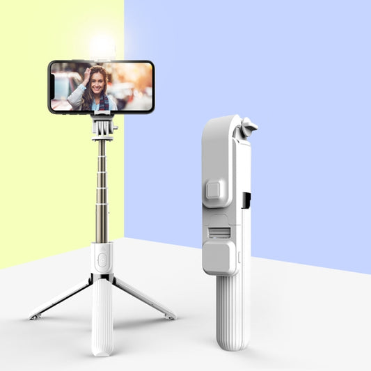 L03S Bluetooth Fill Light Tripod Integrated Selfie Stick(White) - Consumer Electronics by buy2fix | Online Shopping UK | buy2fix