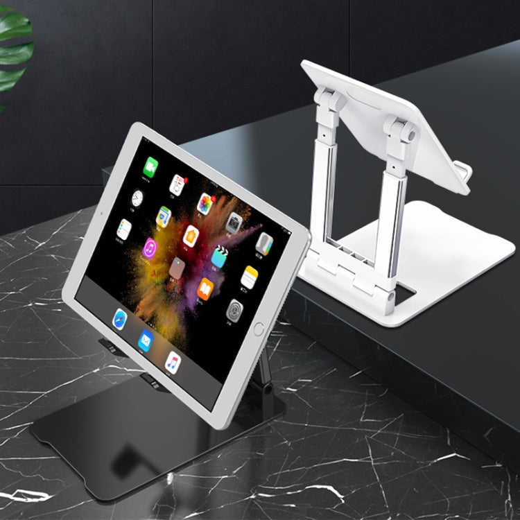 Desktop Foldable Liftable Anti-Skid Mobile Phone And Tablet Stand(Black) - Desktop Holder by buy2fix | Online Shopping UK | buy2fix