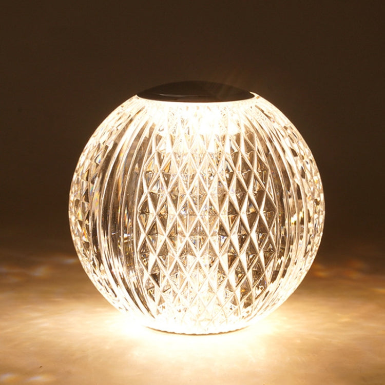 Crystal Ball Small Table Lamp USB Acrylic Night Light, Specification: MT1  110 x 110mm -  by buy2fix | Online Shopping UK | buy2fix